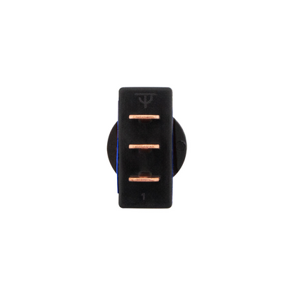 Blue Illum Duckbill 20 Amp 12V S.P.S.T. On/Off 1 Pc.