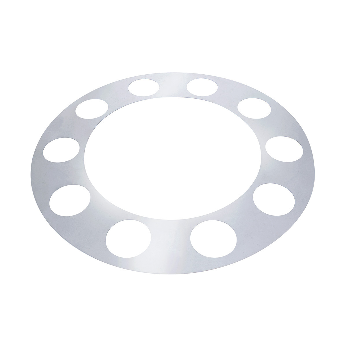 Flat Aero Rear Axle Cover Kit - Chrome