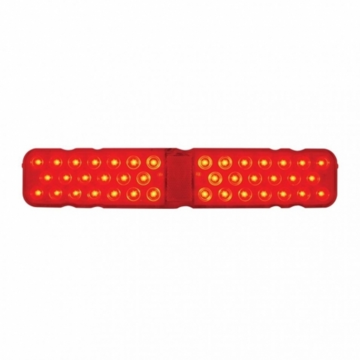 40 LED Rectangular Light (Stop, Turn & Tail) - Red LED/Red Lens