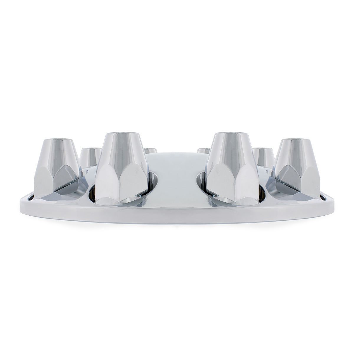 Moon Front Axle Cover With 33mm Thread-On Nut Cover - Chrome