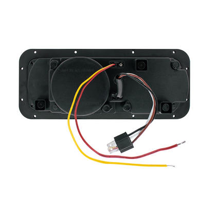 Blackout High Power Heated 10 LED Headlight With LED Turn & DRL-Passenger