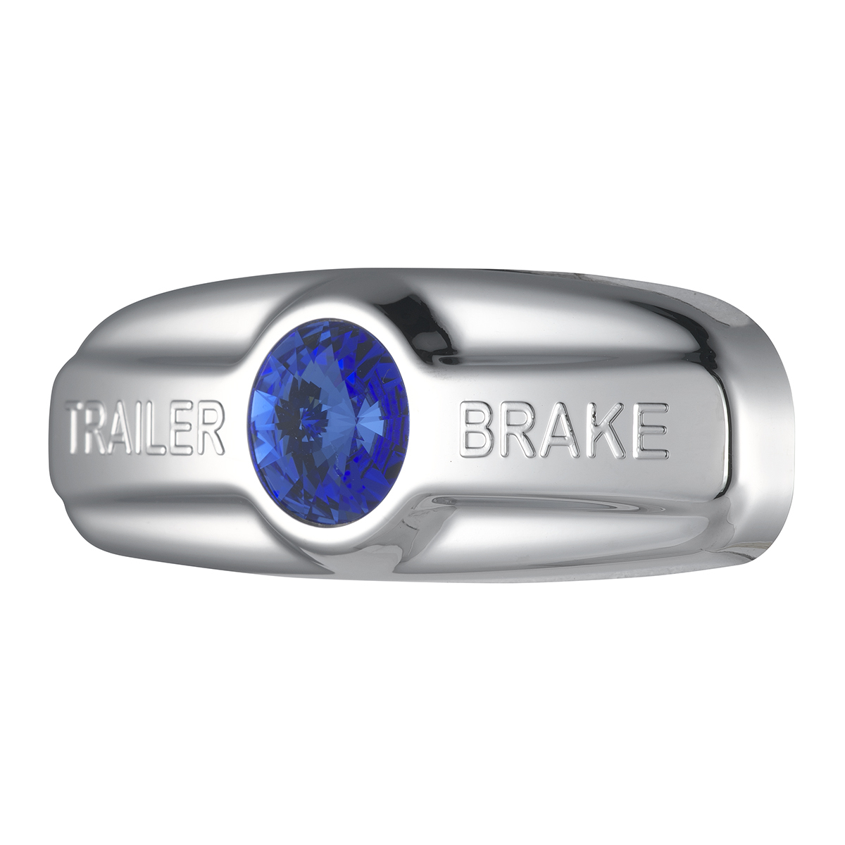 Trailer Brake Cover W/Crystal For Freightliner Century 1996-2011, Columbia 2001-2017- Blue Crystal