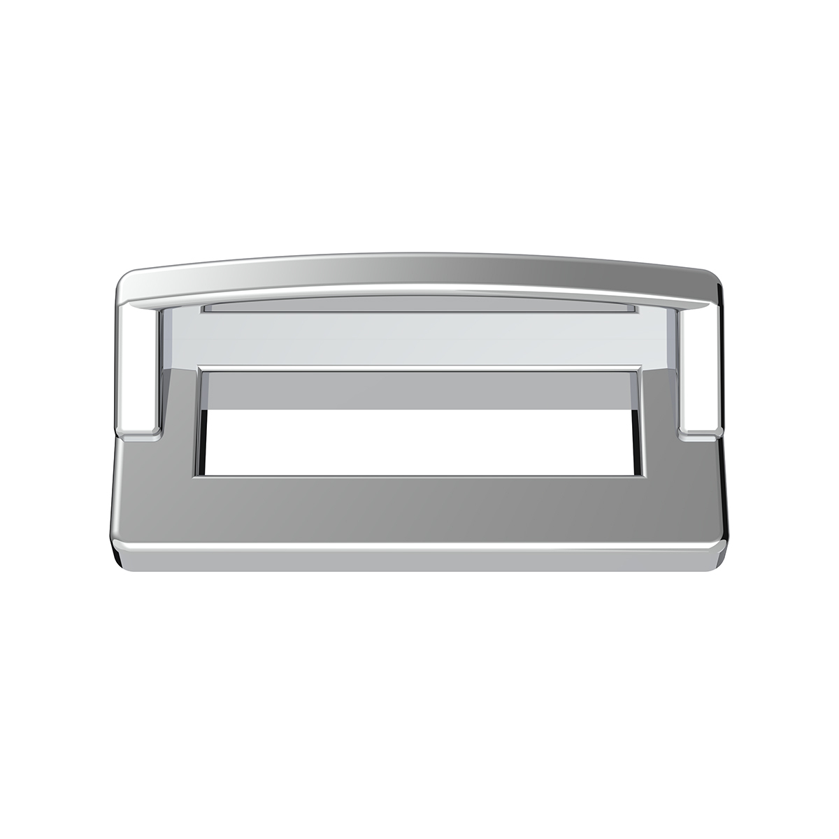 Chrome Plastic Switch Label Covers With Visor For 2001 & Older Peterbilt (6-Pack)