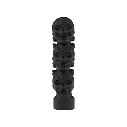 1/2"-13 Thread-On 3 Skull Candy Color Shift Knob-Matte Black