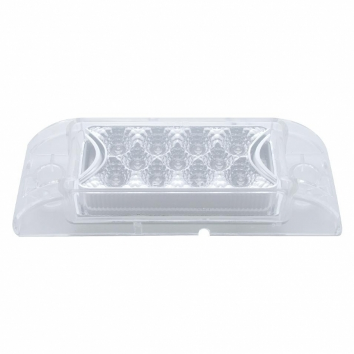13 LED Reflector Rectangular Light (Clearance/Marker) - Amber LED/Clear Lens