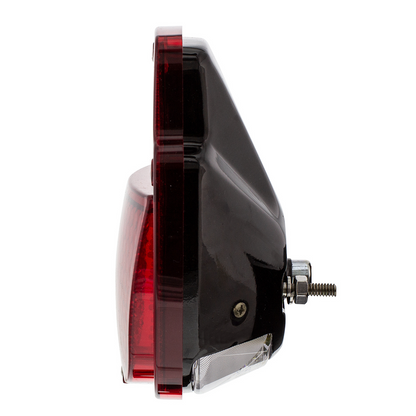 38 LED Tail Light Assembly With 12 LED License Plate & Black Housing For 1953-56 Ford Truck - L/H