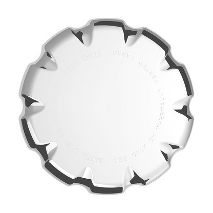Chrome Plastic Fuel Cap Cover For Volvo - Non-Locking