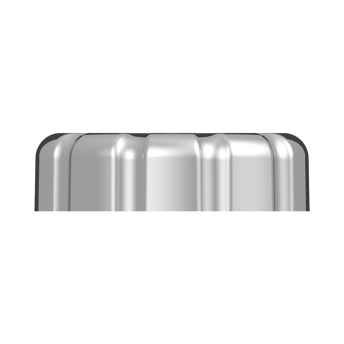 Chrome Plastic Fuel Cap Cover For Volvo - Non-Locking
