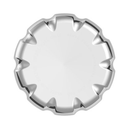 Chrome Plastic Fuel Cap Cover For Volvo - Non-Locking