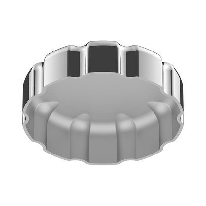 Chrome Plastic Fuel Cap Cover For Volvo - Non-Locking