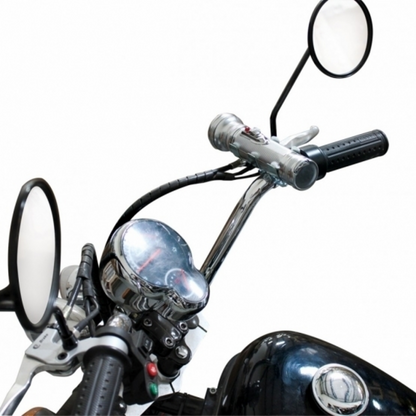 Chrome Plated Flashlight Holder