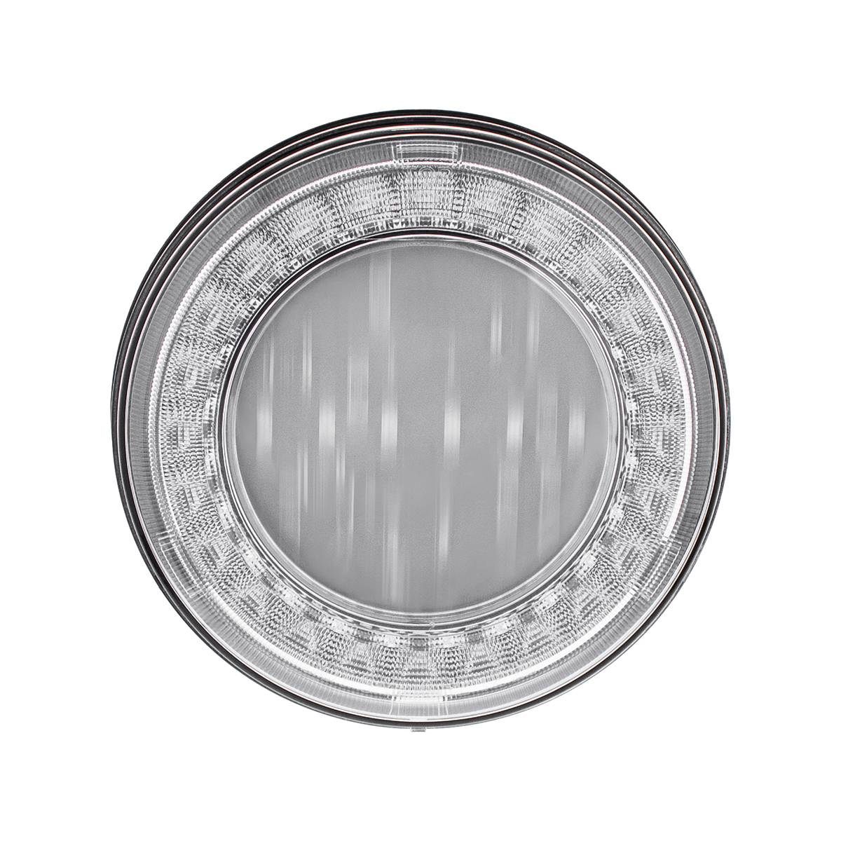 30 LED 4" Round Lumos Light I-Series (Stop, Turn & Tail) - Red LED/Clear Lens
