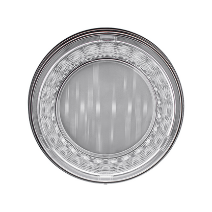 30 LED 4" Round Lumos Light I-Series (Stop, Turn & Tail) - Red LED/Clear Lens