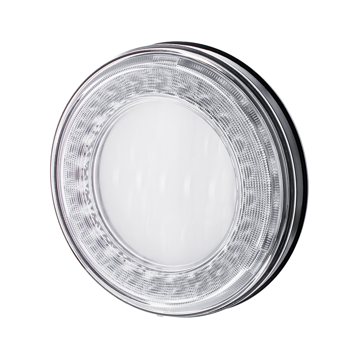 30 LED 4" Round Lumos Light I-Series (Stop, Turn & Tail) - Red LED/Clear Lens