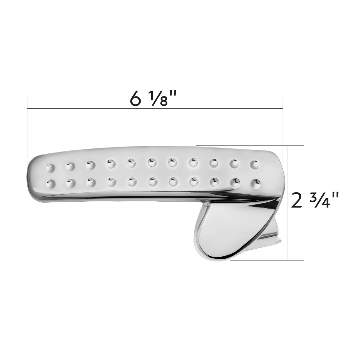 Chrome Interior Door Handle For 2008-2017 Freightliner Cascadia - Passenger