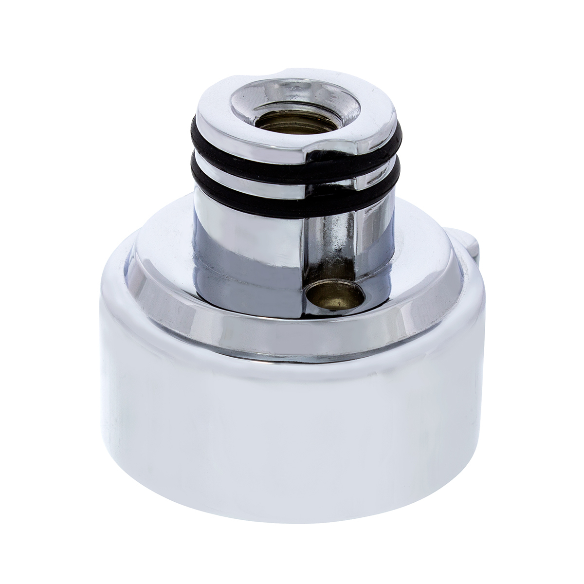 Gearshift Adapter W/LED Mount For Eaton-Fuller 9/10 Speed - Chrome/Vertical (Bulk)