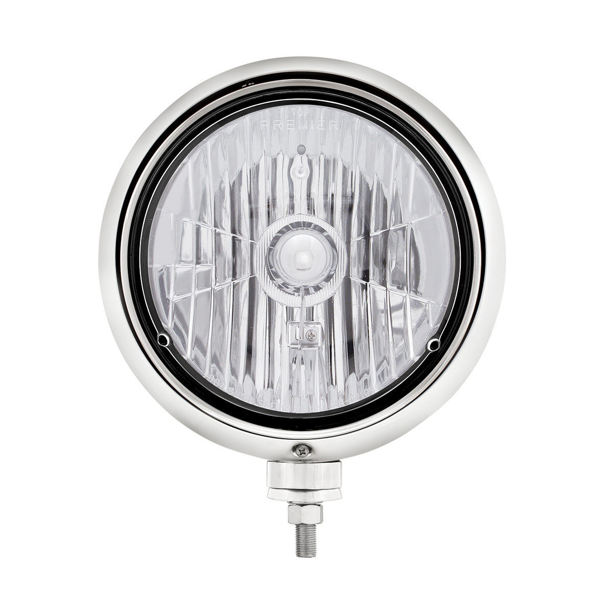 Black Guide 682-C Style Headlight Crystal H4 Bulb
