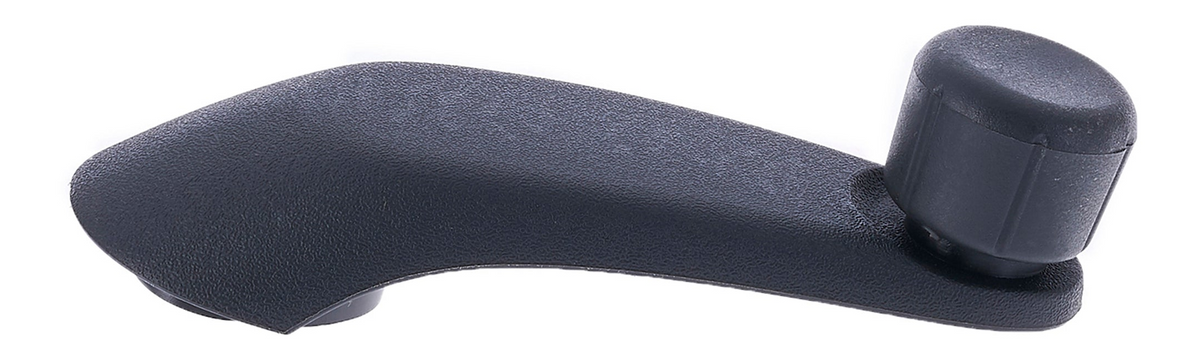 Window Crank Handle RH = LH Plastic Gray Knob + Black Handle for 1998-2004 Chevrolet Blazer; 1996-2015 Chevrolet Express