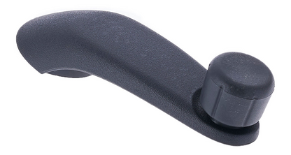 Window Crank Handle RH = LH Plastic Gray Knob + Black Handle for 1998-2004 Chevrolet Blazer; 1996-2015 Chevrolet Express