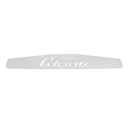 4" X 24" Chrome Petercar Bottom Mud Flap Plate - Welded Stud