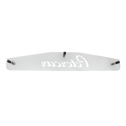 4" X 24" Chrome Petercar Bottom Mud Flap Plate - Welded Stud