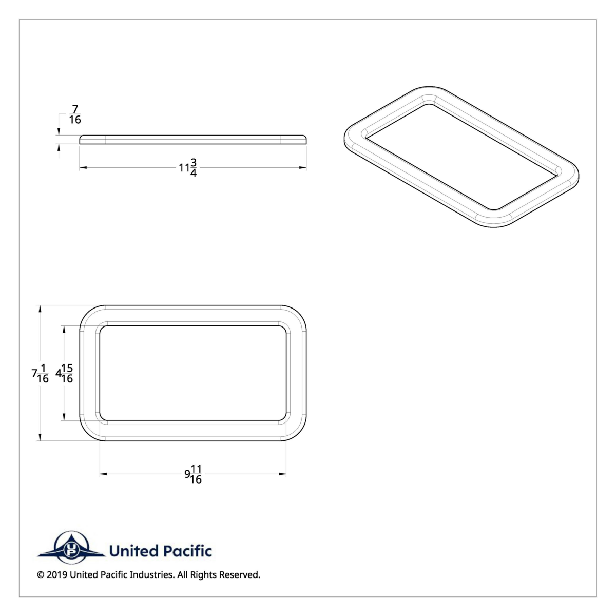 Kenworth Exterior View Window Trim With Sealant