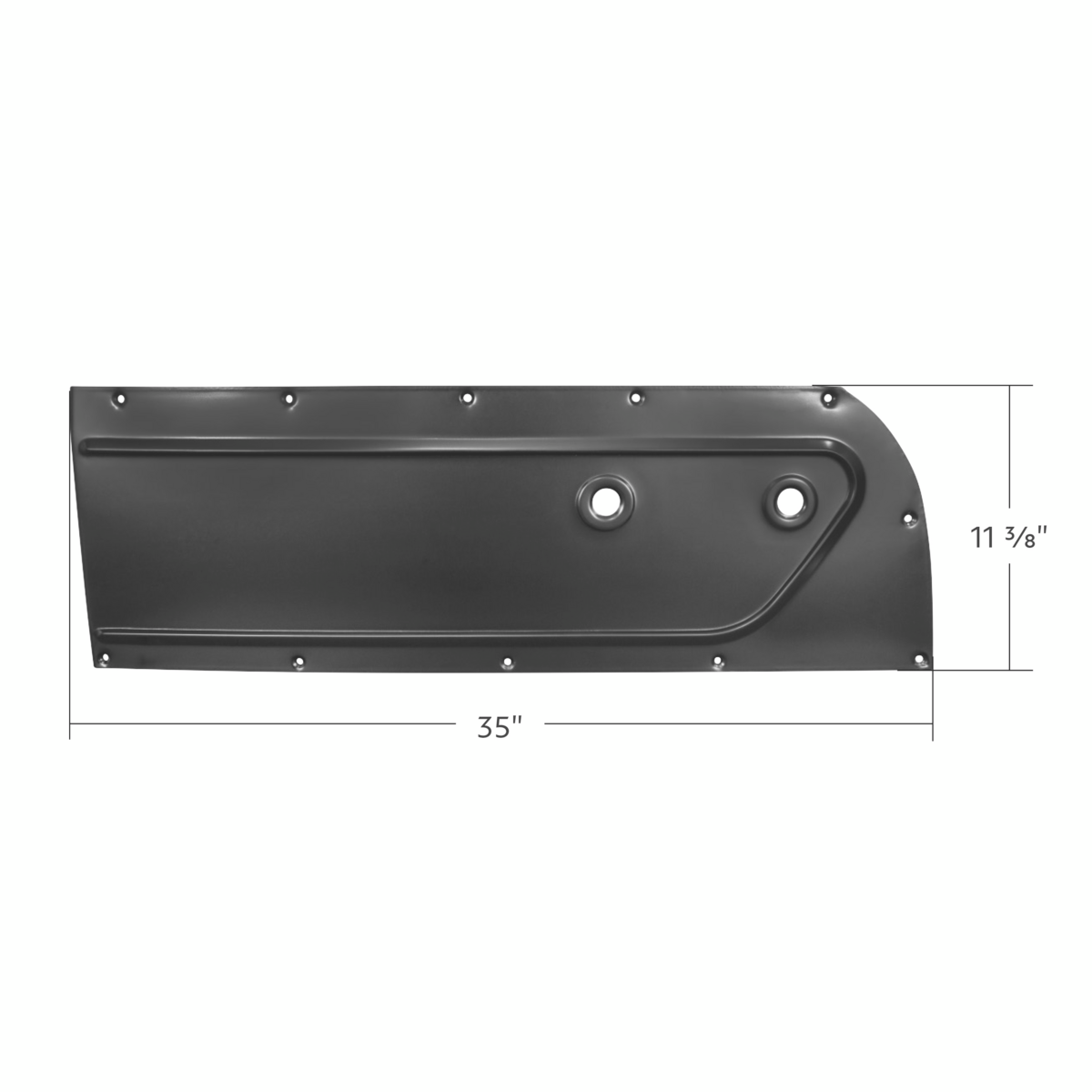 Interior Door Panel For 1955-1959 Chevrolet & GMC Trucks-L/H