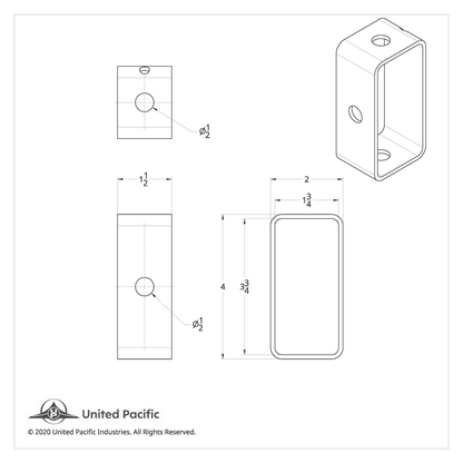 Stainless Steel Mirror Light Bracket