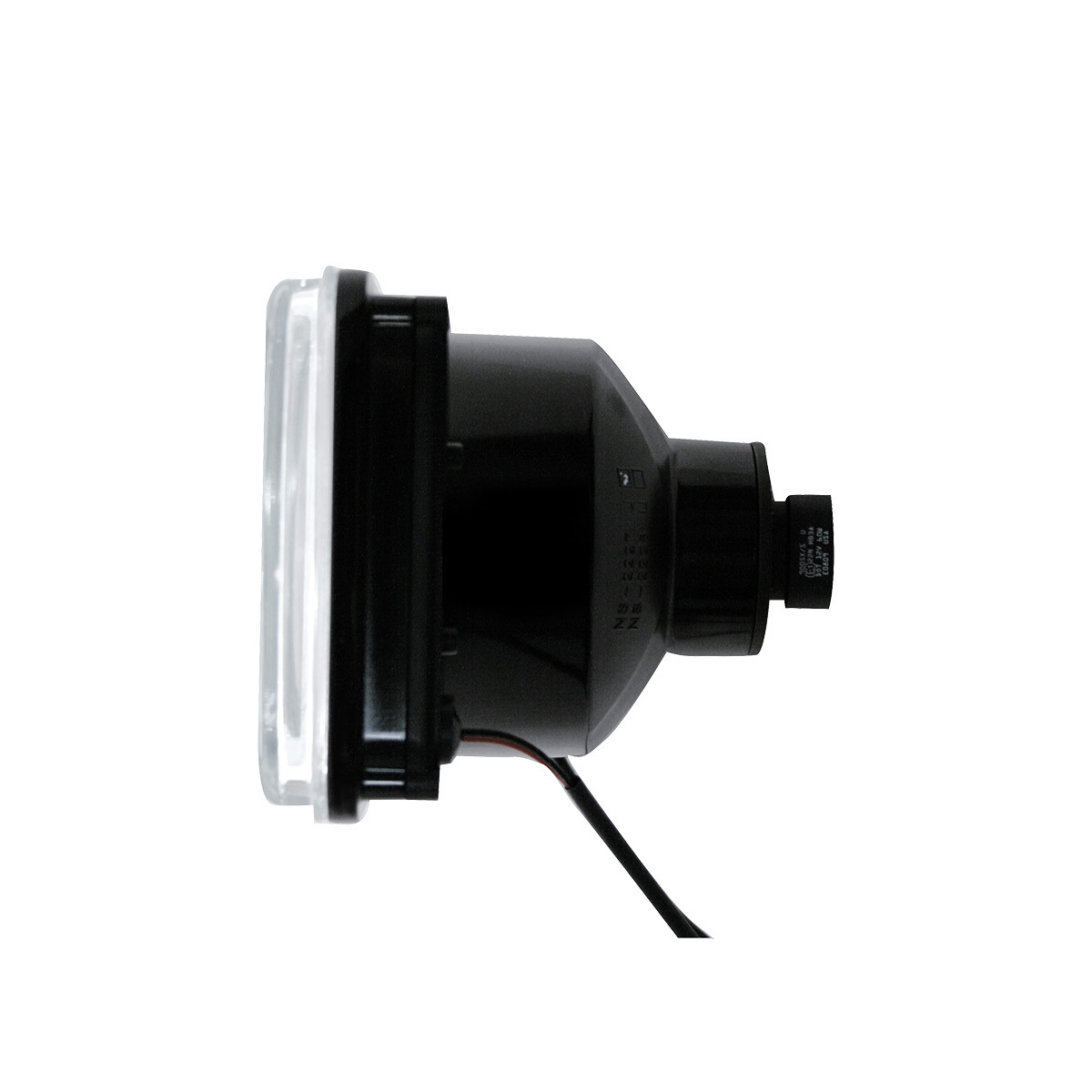 4" X 6" Crystal Projection Headlight With 6 White LED Position Light - High Beam