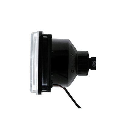 4" X 6" Crystal Projection Headlight With 6 White LED Position Light - High Beam