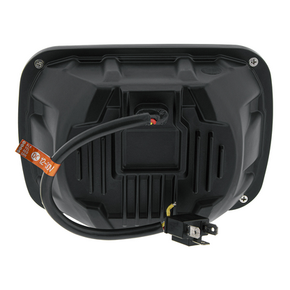 ULTRALIT - Heated 5" X 7" LED Headlight With White Position Light