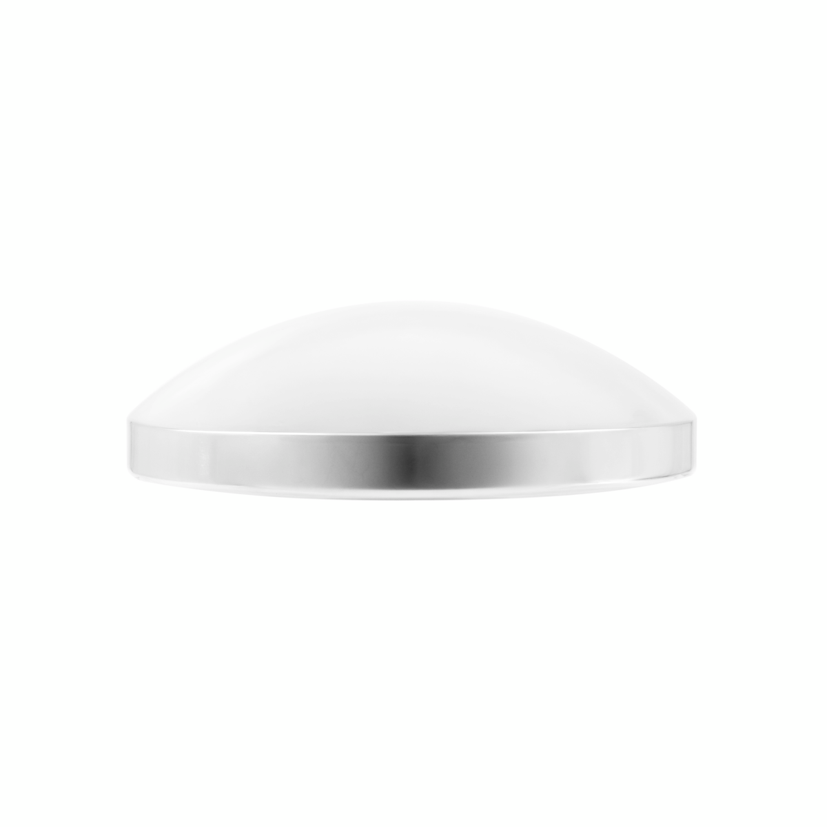 Pointed 2-Piece Style Front Axle/Hub Hat Only - Chrome (2-Pack)
