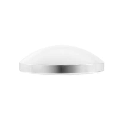 Pointed 2-Piece Style Front Axle/Hub Hat Only - Chrome (2-Pack)