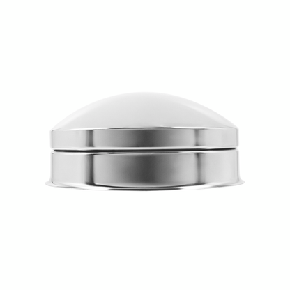 Pointed 2-Piece Style Front Axle/Hub Hat Only - Chrome (2-Pack)