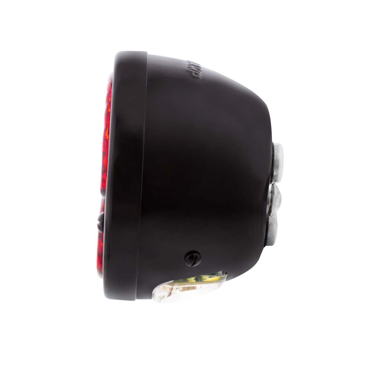 31 LED Sequential Tail Light Assembly With 4 LED LP Light & Black Housing & Rim For 1928-31 Ford Car - L/H