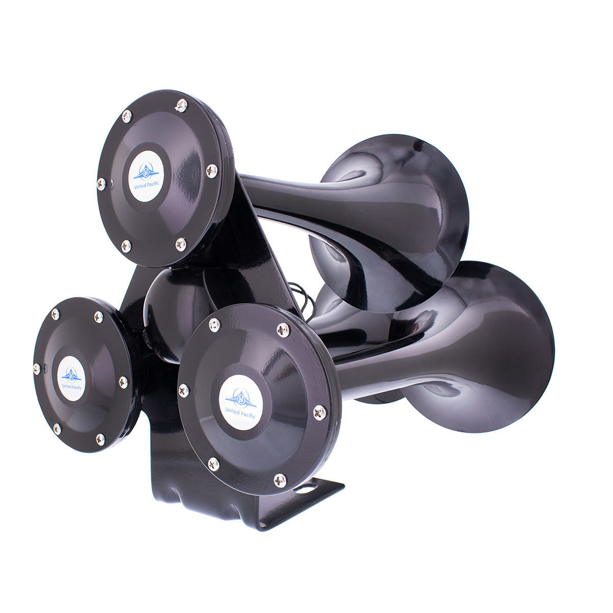 Black 3 Trumpets Train Horn