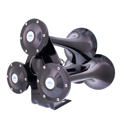 Black 3 Trumpets Train Horn