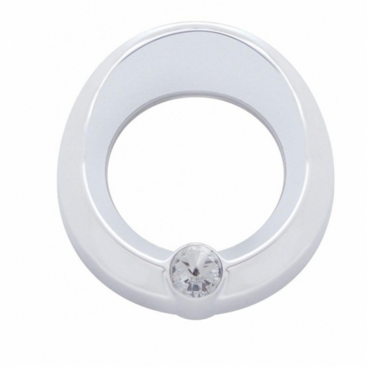 Universal Small Gauge Cover With Visor - Clear Crystal
