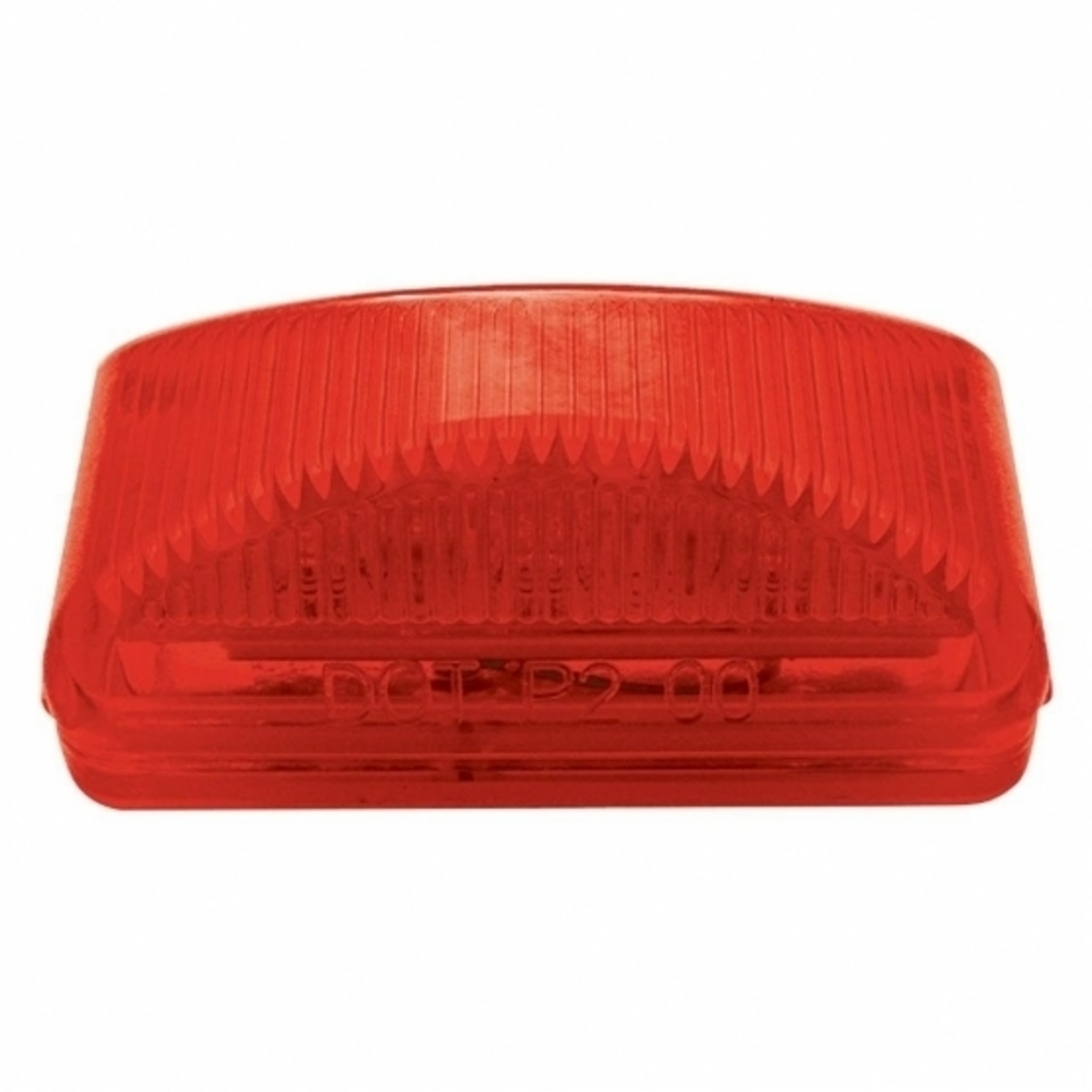 6 LED Rectangular Light (Clearance/Marker) - Red LED/Red Lens