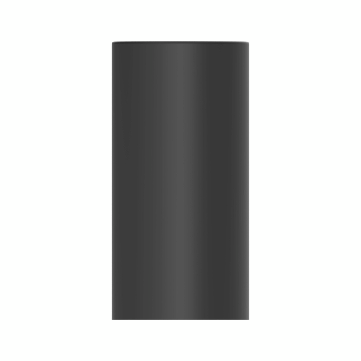 33mm X 4-1/4" Matte Black Tall Cylinder Nut Cover - Thread-On (Bulk)