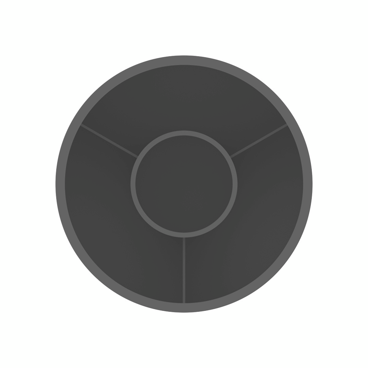 33mm X 4-1/4" Matte Black Tall Cylinder Nut Cover - Thread-On (Bulk)