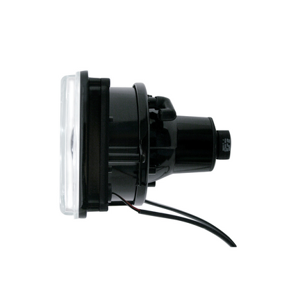 4" X 6" Crystal Projection Headlight With 6 White LED Position Light - Low Beam