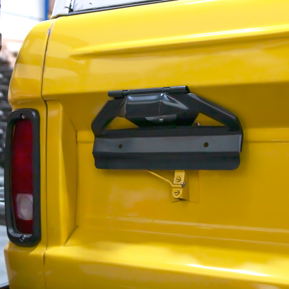 Black EDP License Plate Bracket For 1966-77 Ford Bronco