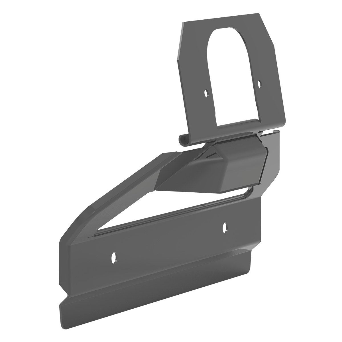 Black EDP License Plate Bracket For 1966-77 Ford Bronco