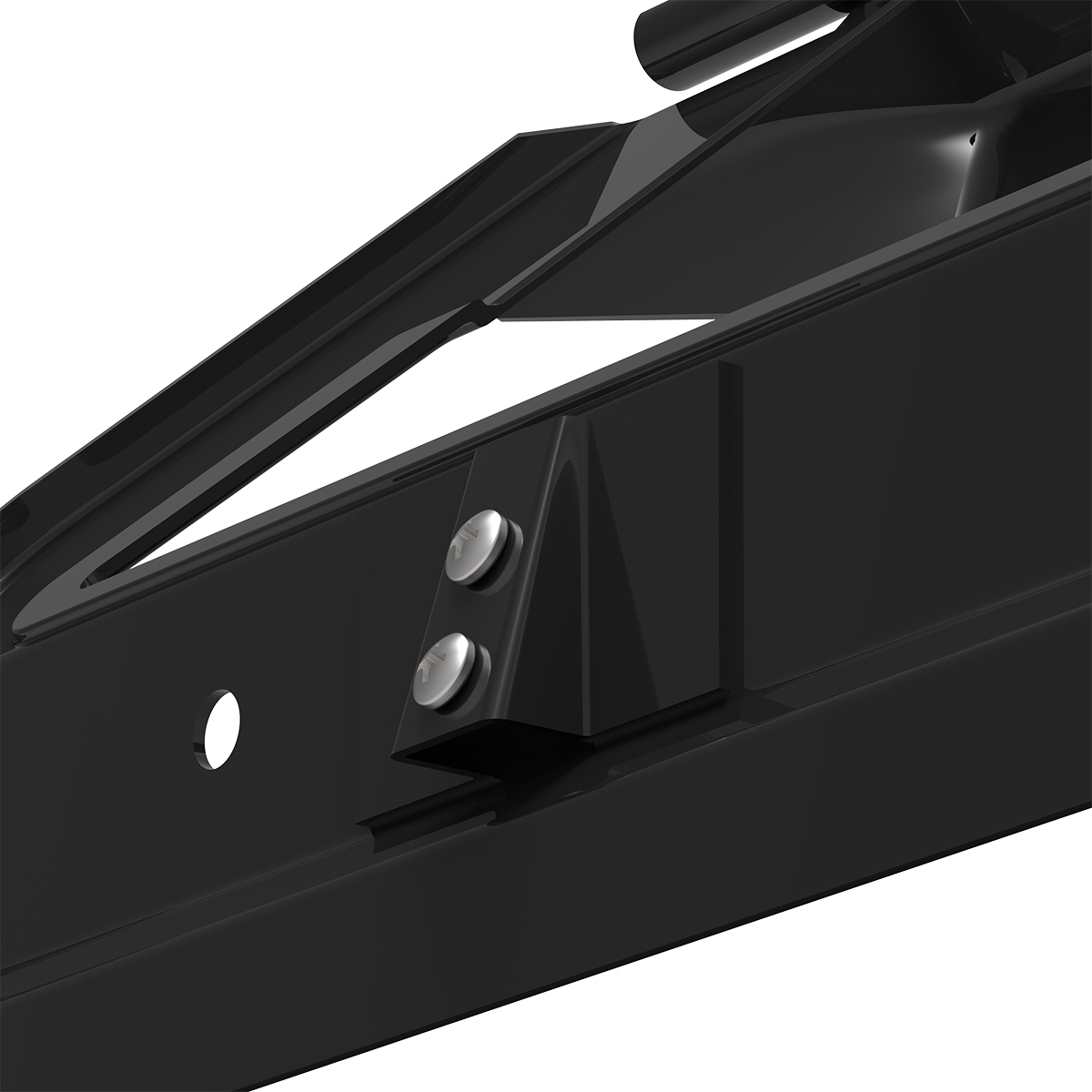 Black EDP License Plate Bracket For 1966-77 Ford Bronco