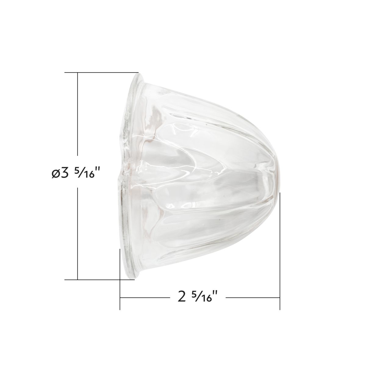 Watermelon Glass Marker Light Lens - Clear (5 Pcs)