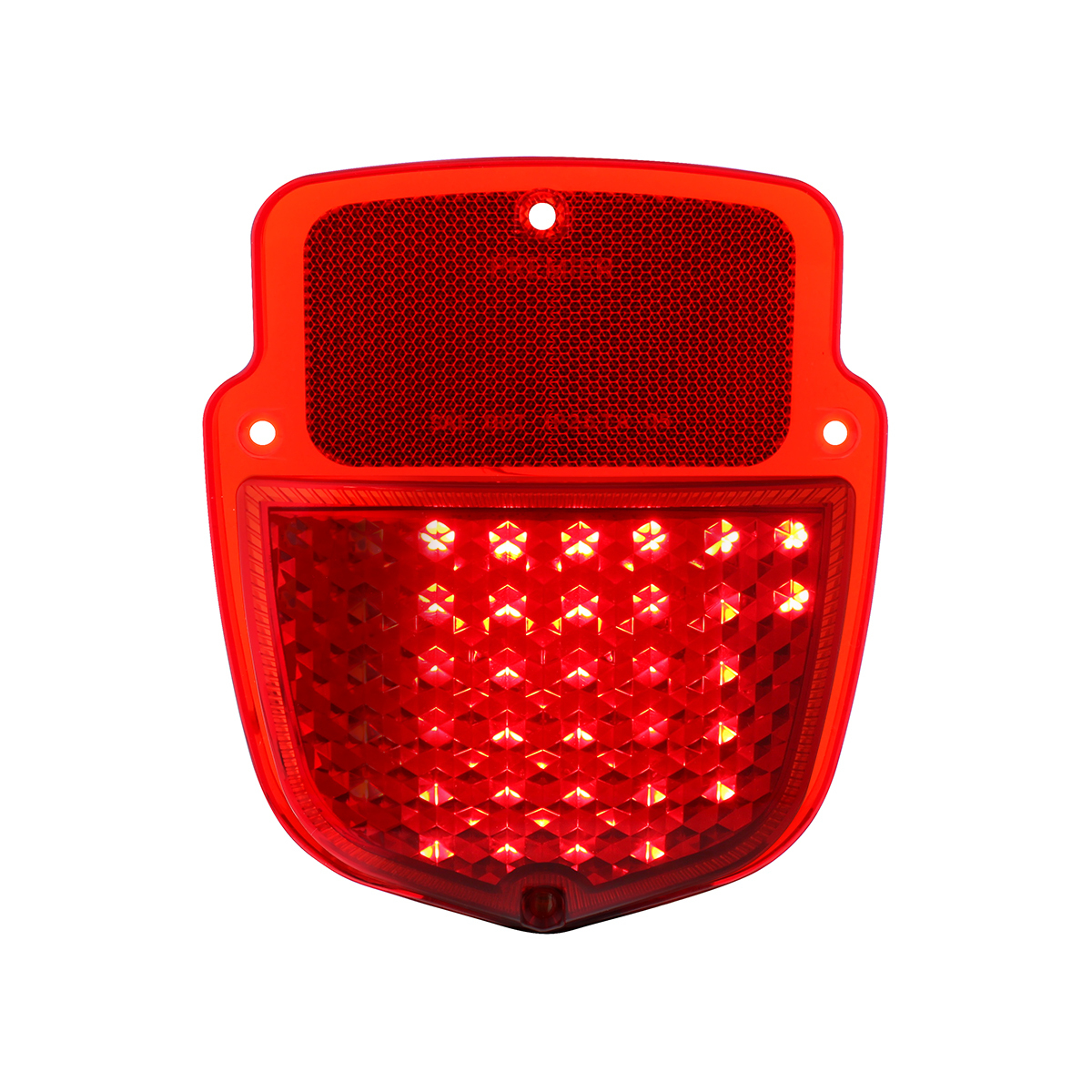 38 LED Sequential Tail Light With 12 LED License Plate Light For 1953-56 Ford Truck - L/H
