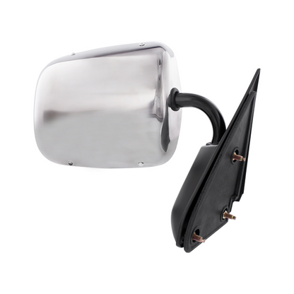 Stainless Steel Door Mirror For 1988-1998 Chevy & GMC Truck - R/H