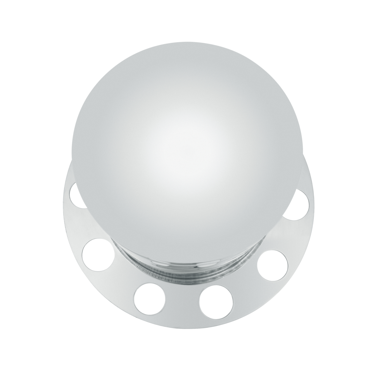 Stainless Dome Rear Axle Cover 3PC Kit For 1-1/2" Nut Cover - Steel Wheel