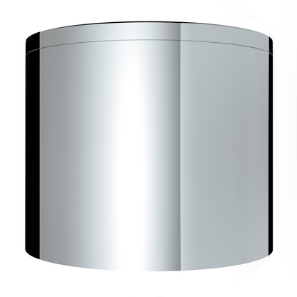 Chrome Plastic Single Hub Design Rear Axle Cover With 33mm Thread-On Nut Covers